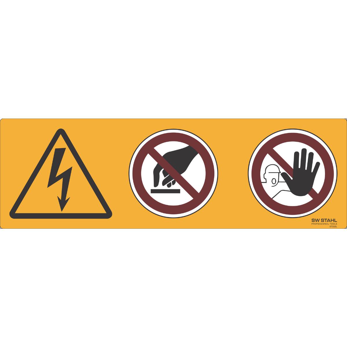 SW-Stahl Hinweisschild auf Elektro- und Hybridfahrzeuge