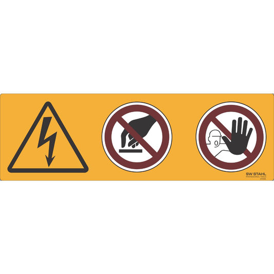 SW-Stahl Hinweisschild auf Elektro- und Hybridfahrzeuge
