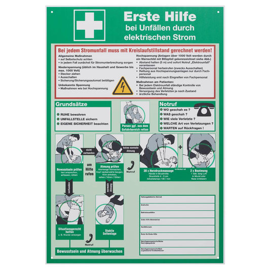 SW-Stahl Aushang „Erste Hilfe“