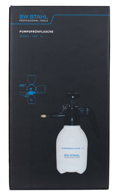 SW-Stahl Pumpsprühflasche 360°, 1 l