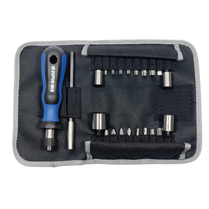SW-Stahl Bitsortiment, 1/4", 22-teilig