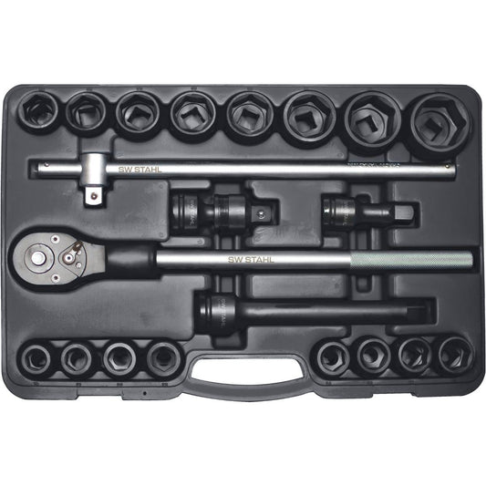 SW-Stahl IMPACT-Steckschlüsselsatz, 3/4", 21-teilig