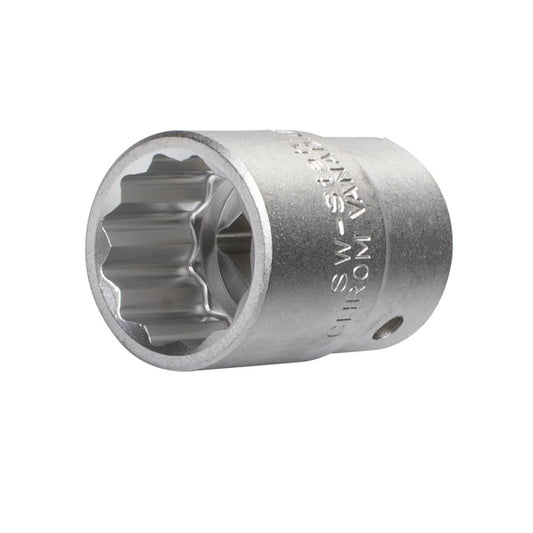 SW-Stahl Steckschlüsseleinsatz, 3/4", Zwölfkant, 27 mm