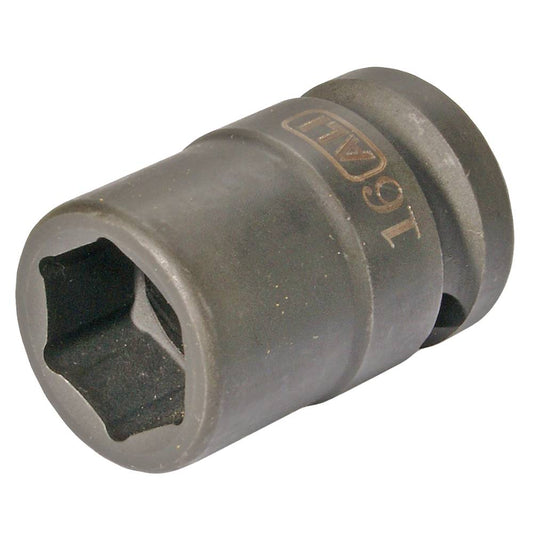 SW-Stahl IMPACT-Steckschlüsseleinsatz, 1/2", 16 mm, kurz