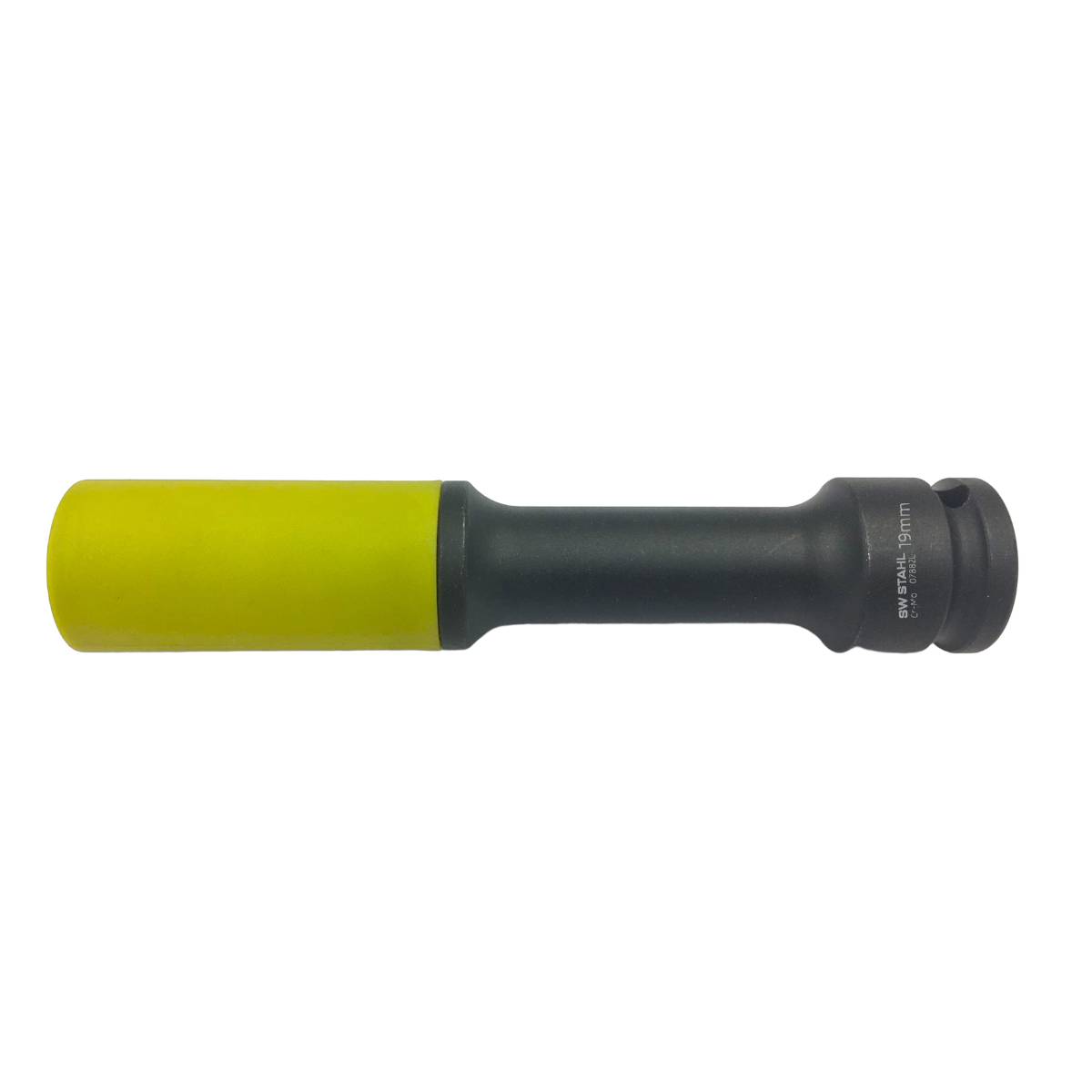 SW-Stahl Radmutterneinsatz, 1/2", 19 mm, lang