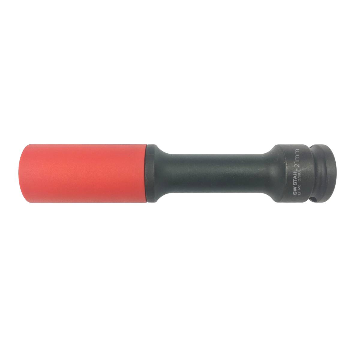 SW-Stahl Radmutterneinsatz, 1/2", 21 mm, lang