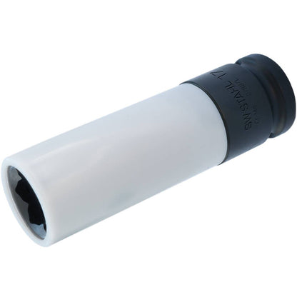 SW-Stahl Radmutterneinsatz, 1/2", 17 mm, tief