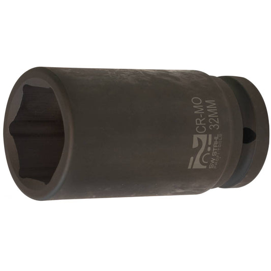SW-Stahl IMPACT-Steckschlüsseleinsatz, 3/4", 32 mm, tief