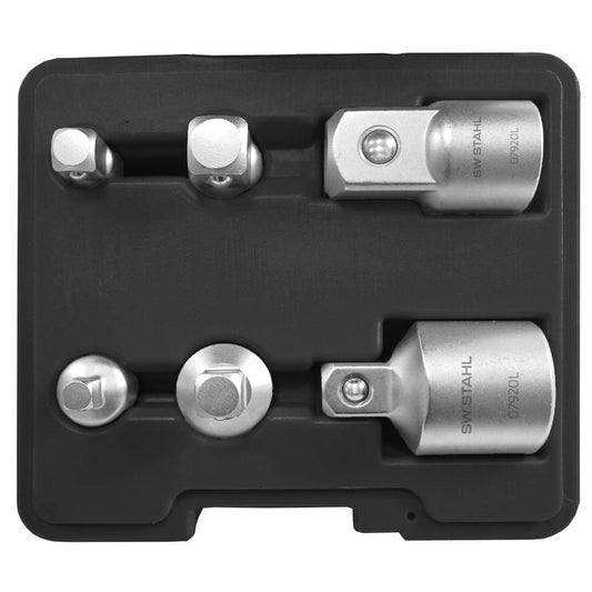 SW-Stahl Adaptersatz, 1/4"-3/4", 6-teilig