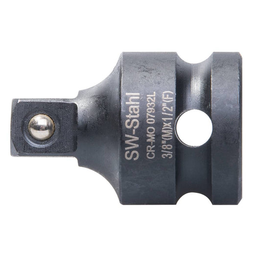 SW-Stahl IMPACT-Reduzieradapter, 12,5 mm (1/2") innen x 10 mm (3/8") aussen