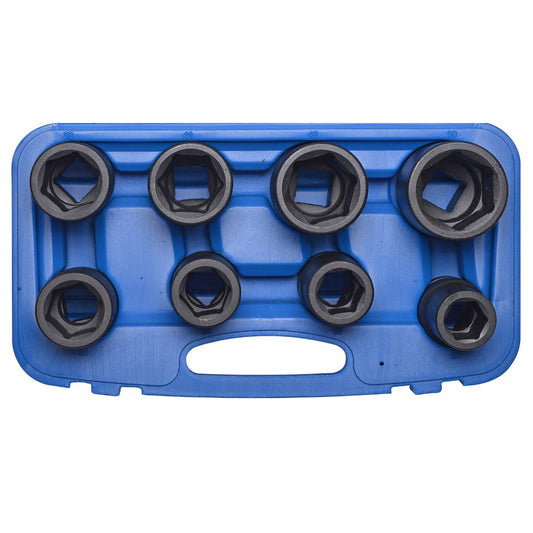 SW-Stahl IMPACT-Steckschlüsseleinsätze, 1", 27-50 mm, 8-teilig