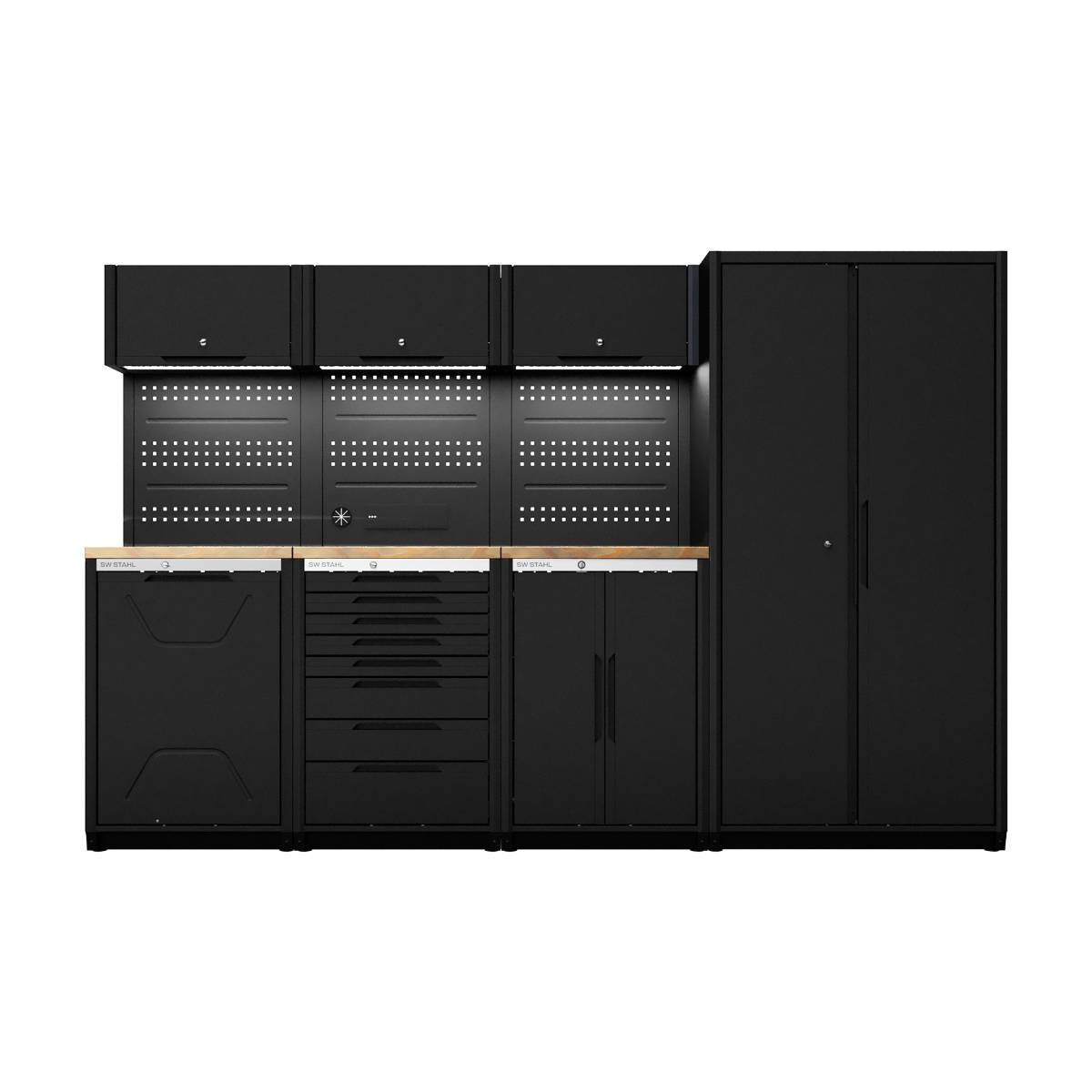 SW-Stahl TB8000 Zusammenstellung "EINSTEIGER", Holz AP, 3,10 m