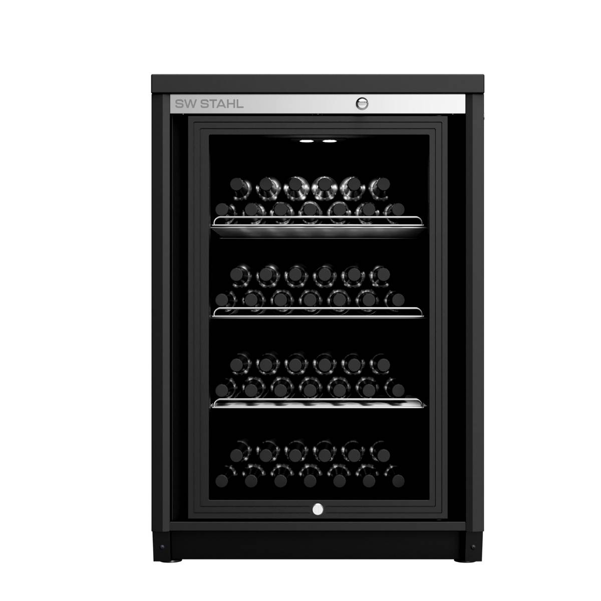 SW-Stahl Unterschrank mit Kühlschrank