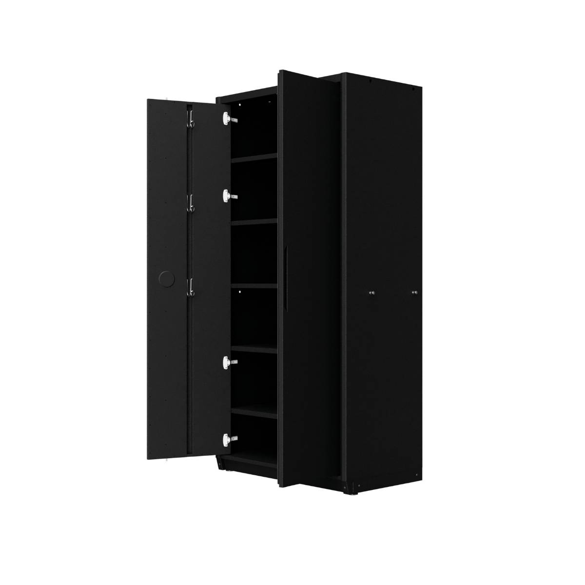 SW-Stahl Hochschrank mit 2 Türen und 5 Einlegeböden