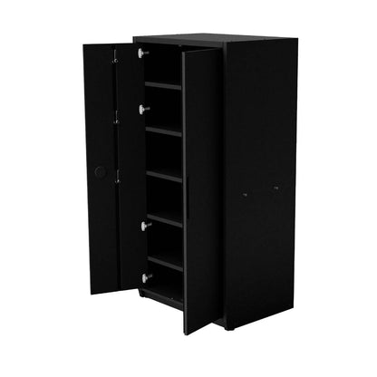 SW-Stahl Hochschrank mit 2 Türen und 5 Einlegeböden, 700 mm