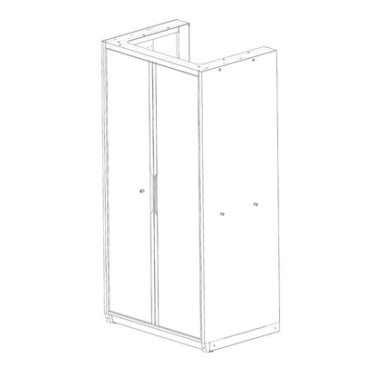 SW-Stahl Flex-Modul Hochschrank, 700 mm