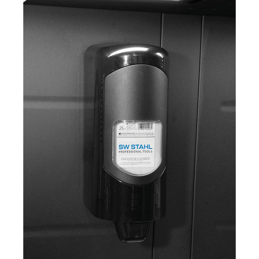 SW-Stahl Handwaschpastenspender, auf Magnethalter, mit Handwaschpaste, 2 l
