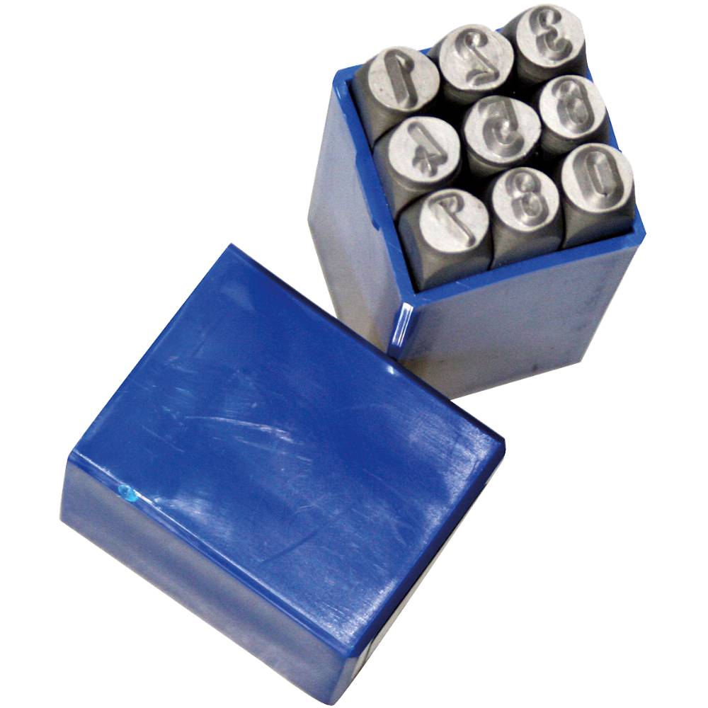 SW-Stahl Schlagzahlen, 5 mm, 9-teilig