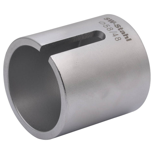 SW-Stahl Druckstück mit Kontrollaussparung, 58/48 mm