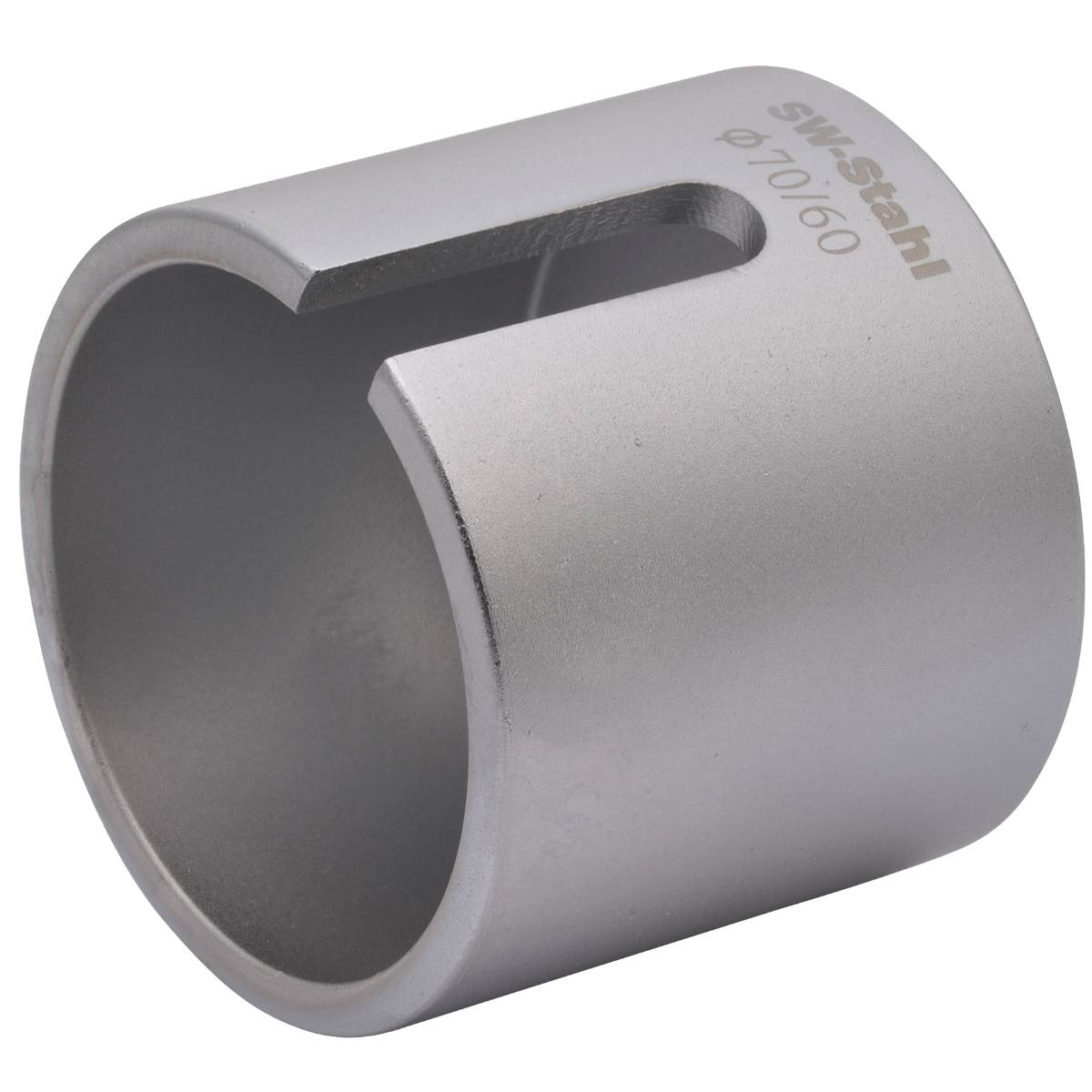 SW-Stahl Druckstück mit Kontrollaussparung, 70/60 mm