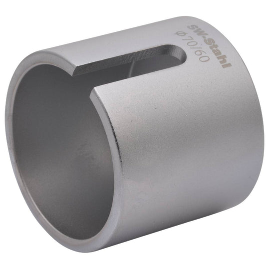 SW-Stahl Druckstück mit Kontrollaussparung, 70/60 mm