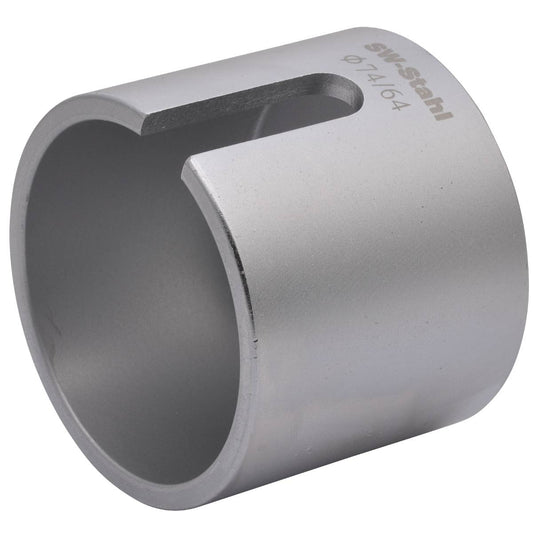 SW-Stahl Druckstück mit Kontrollaussparung, 74/64 mm