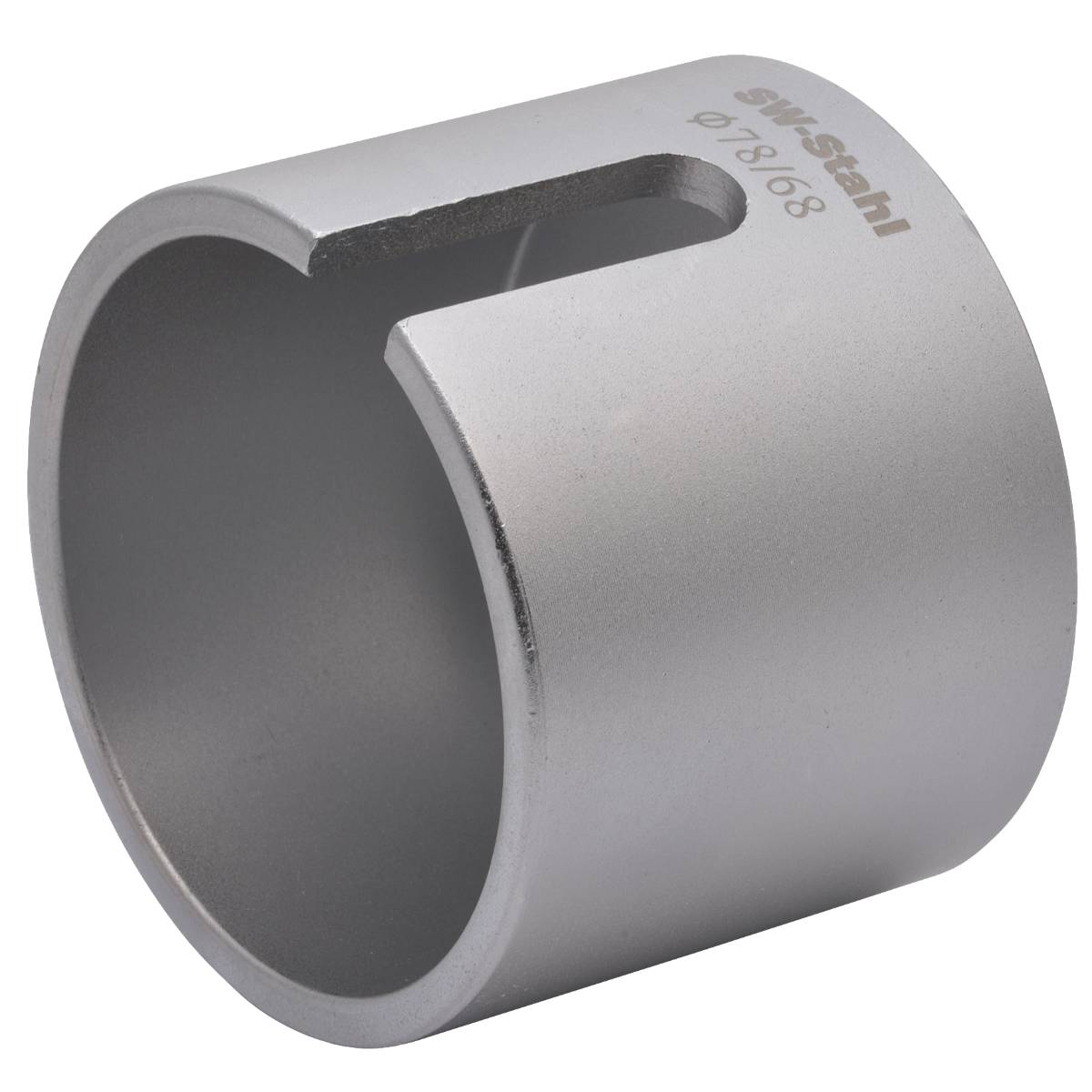 SW-Stahl Druckstück mit Kontrollaussparung, 78/68 mm