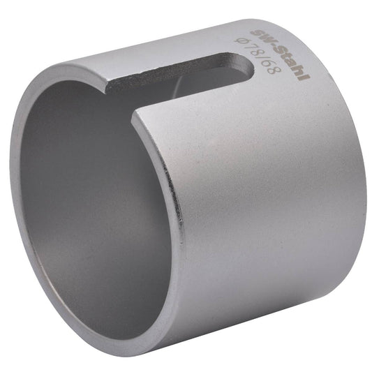 SW-Stahl Druckstück mit Kontrollaussparung, 78/68 mm
