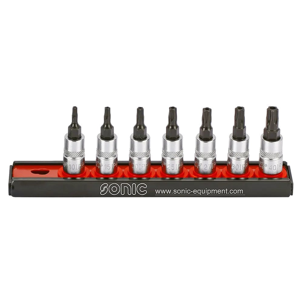 Sonic Bitsatz 1/4 Zoll 5-Stern auf Steckleiste 7-teilig - 100701
