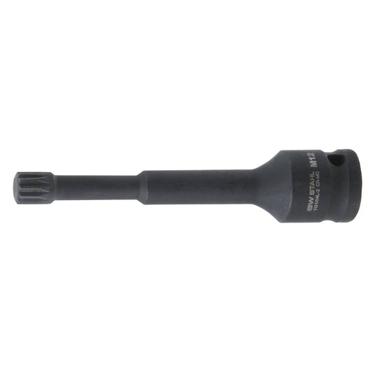 SW-Stahl Schraubendreheinsatz, Vielzahn M12, 1/2", 117mm