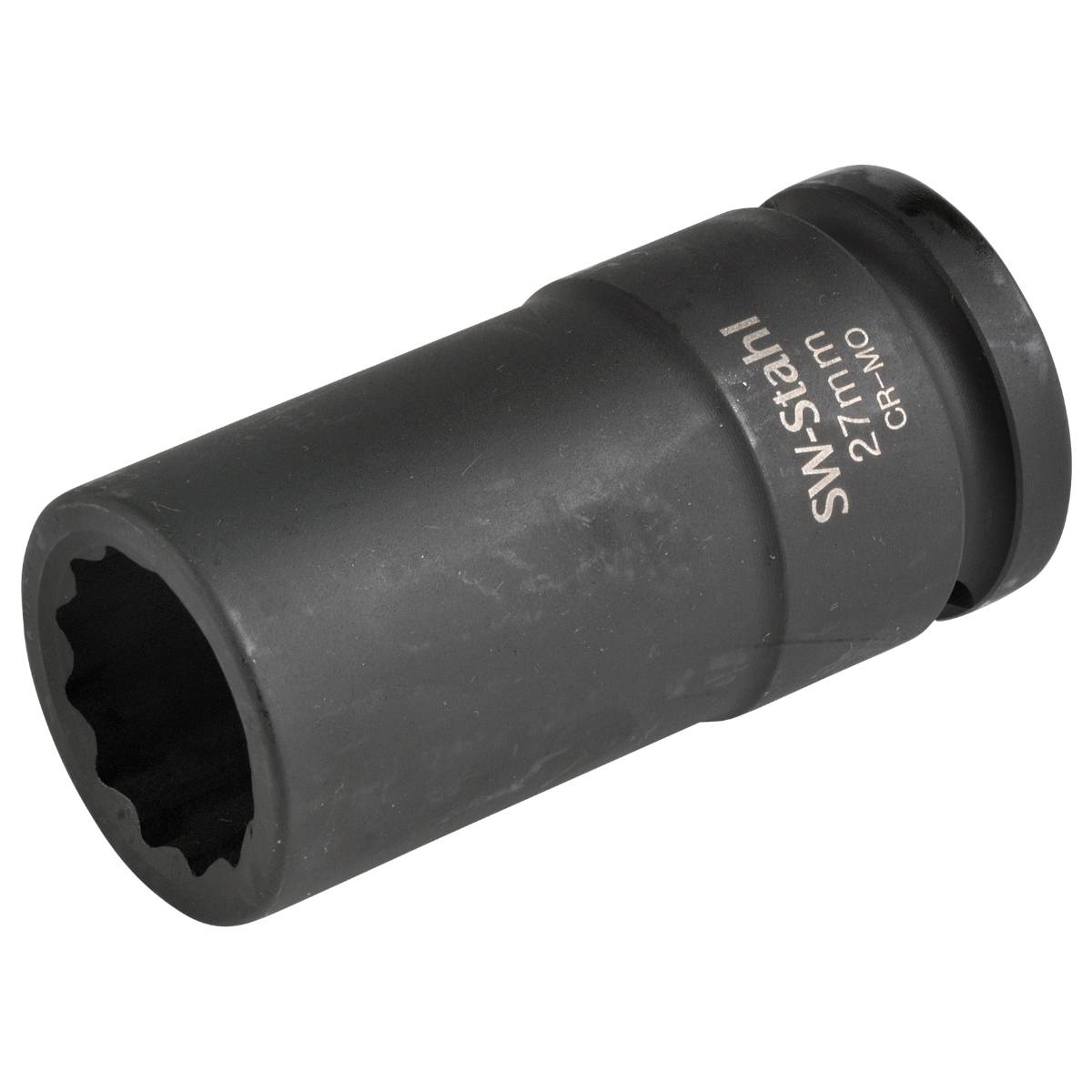 SW-Stahl IMPACT-Steckschlüsseleinsatz, 3/4", Zwölfkant, 27 mm, tief