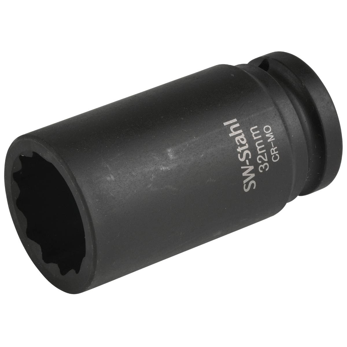 SW-Stahl IMPACT-Steckschlüsseleinsatz, 3/4", Zwölfkant, 32 mm, tief