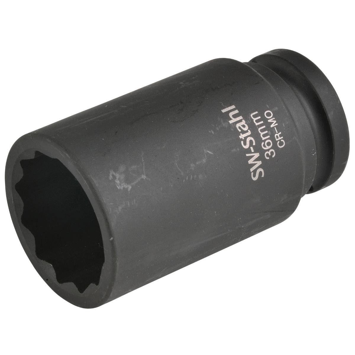 SW-Stahl IMPACT-Steckschlüsseleinsatz, 3/4", Zwölfkant, 36 mm, tief