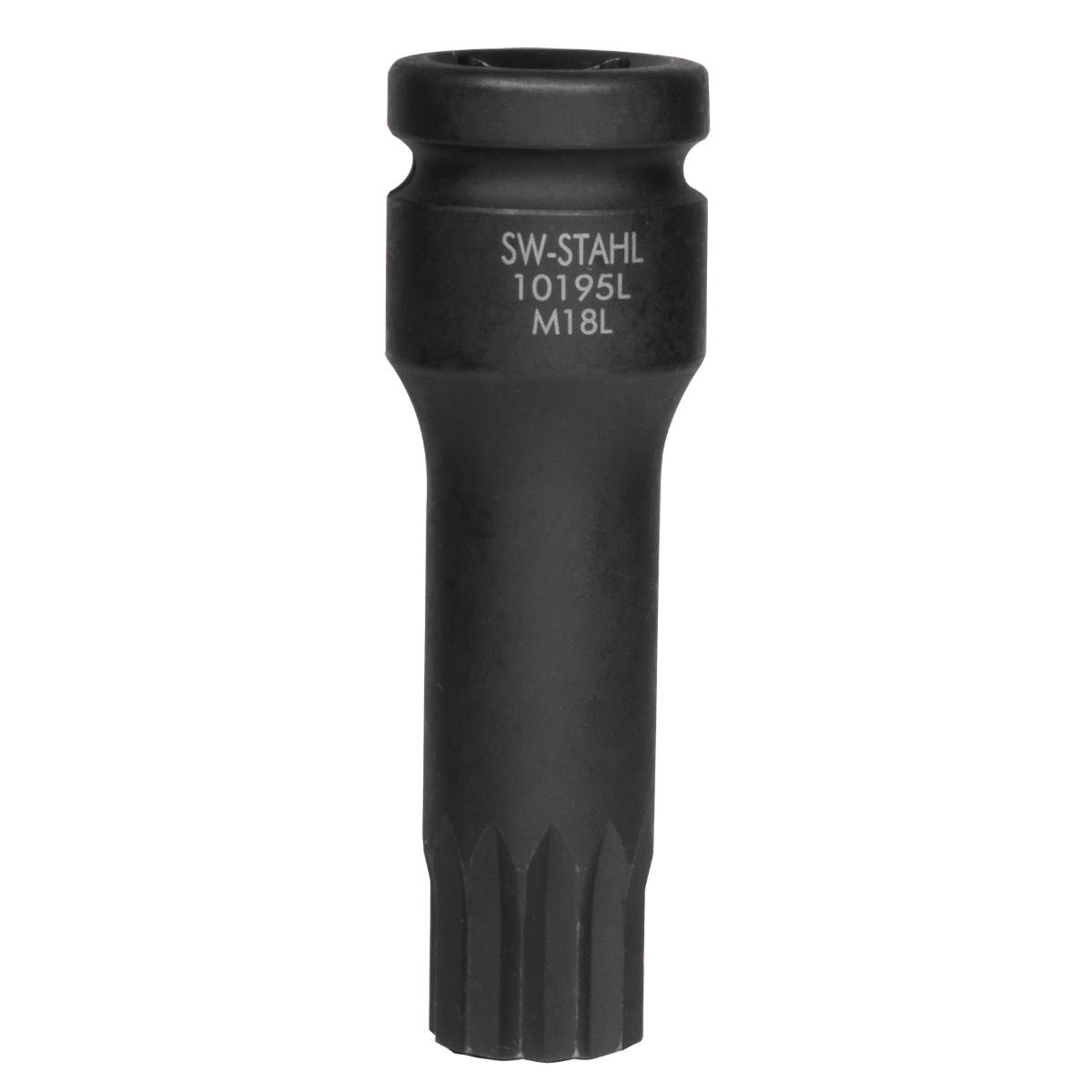 SW-Stahl IMPACT-Schraubendreheinsatz, 1/2", Innenvielzahn, M18 x 75 mm