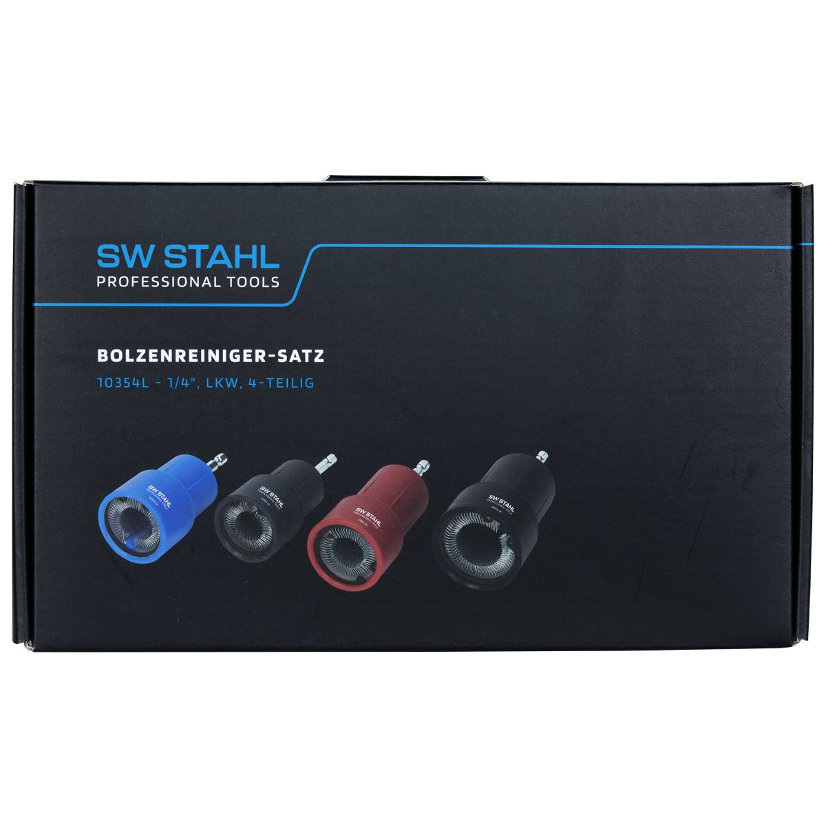 SW-Stahl Bolzenreiniger-Satz, 1/4", LKW, 4-teilig