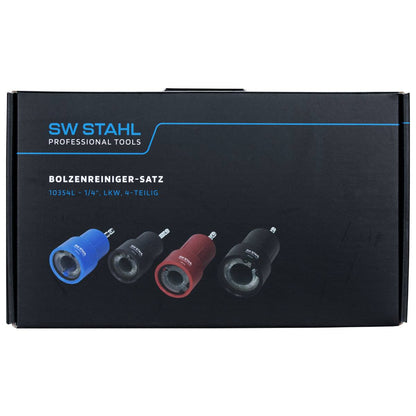 SW-Stahl Bolzenreiniger-Satz, 1/4", LKW, 4-teilig