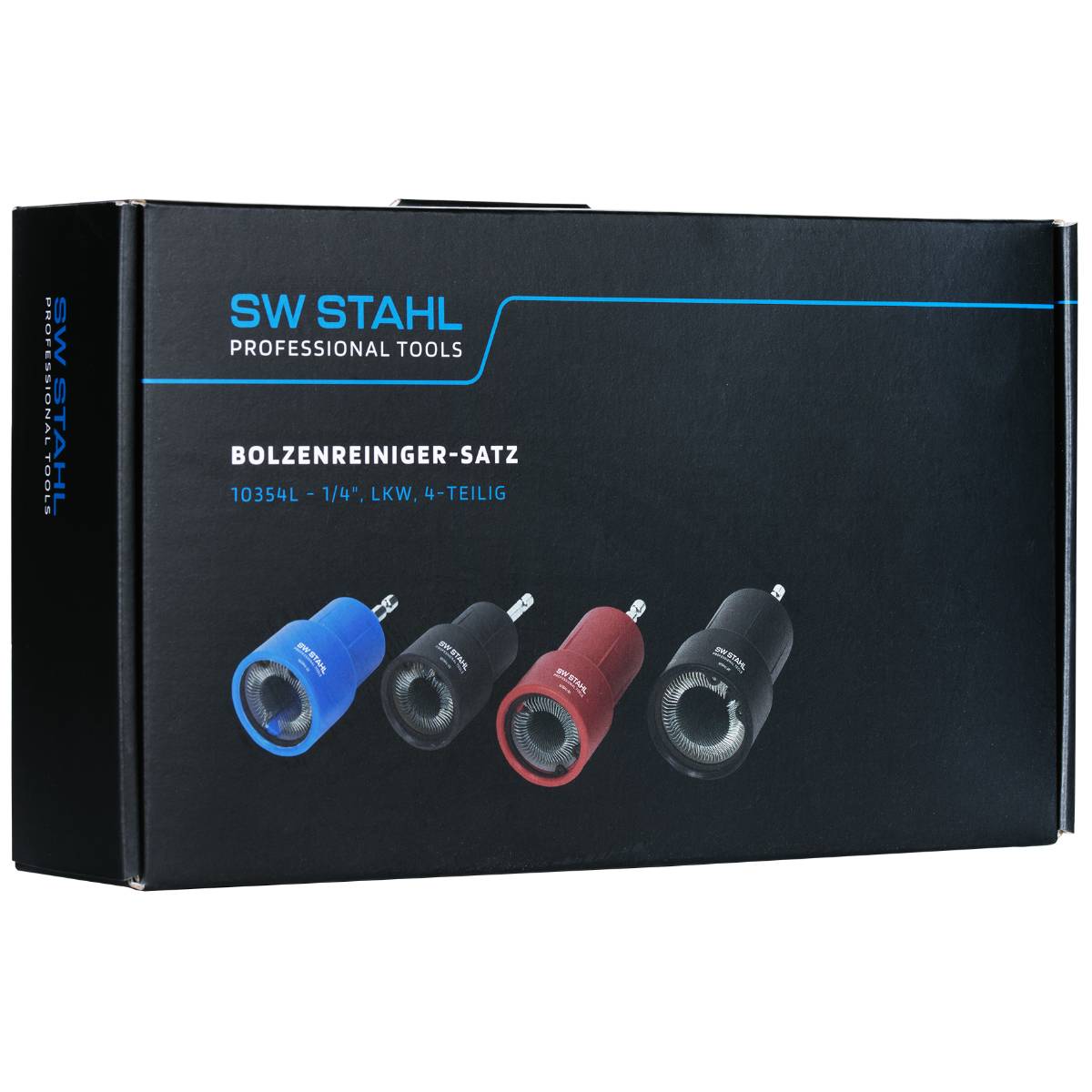 SW-Stahl Bolzenreiniger-Satz, 1/4", LKW, 4-teilig