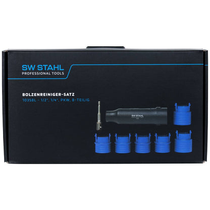 SW-Stahl Bolzenreiniger-Satz, PKW, 8-teilig