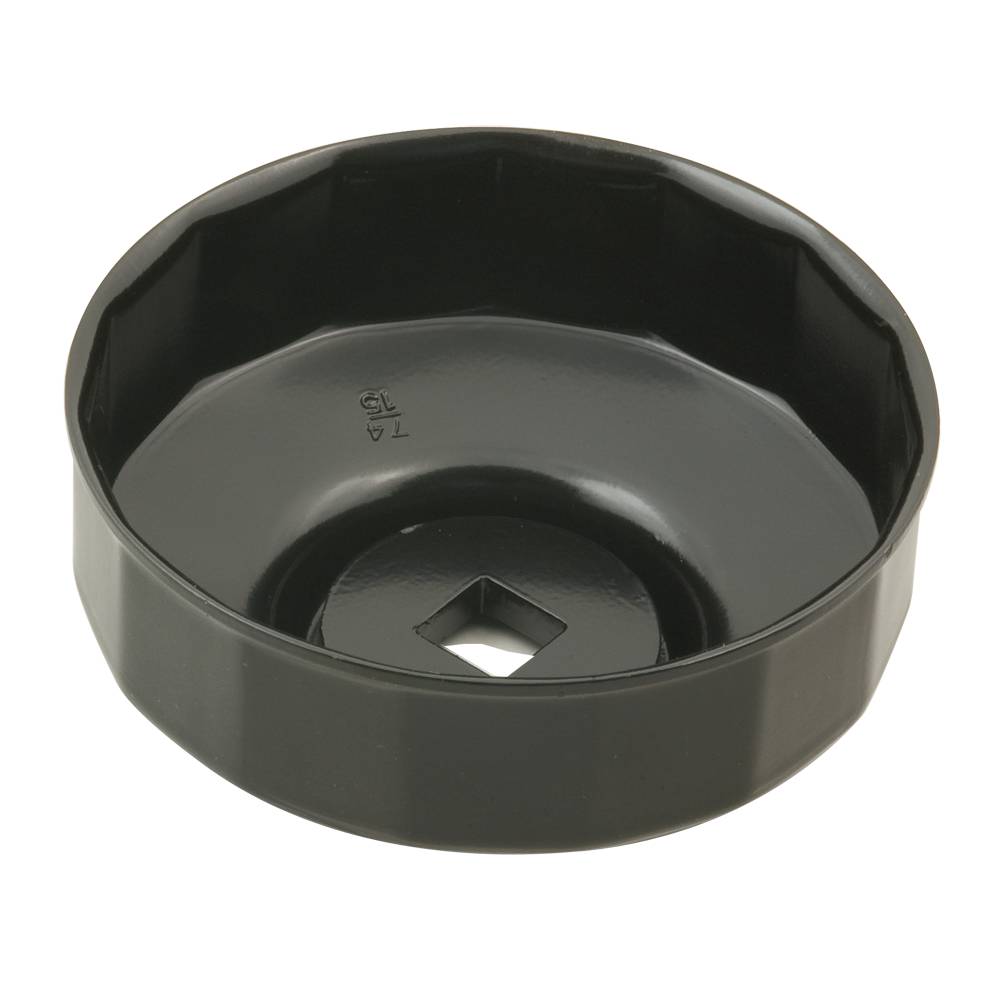 SW-Stahl Ölfilterschlüssel, Stahl, 3/8'' Antrieb, 74 mm, 15 Kanten