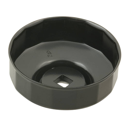 SW-Stahl Ölfilterschlüssel, Stahl, 3/8'' Antrieb, 74 mm, 15 Kanten
