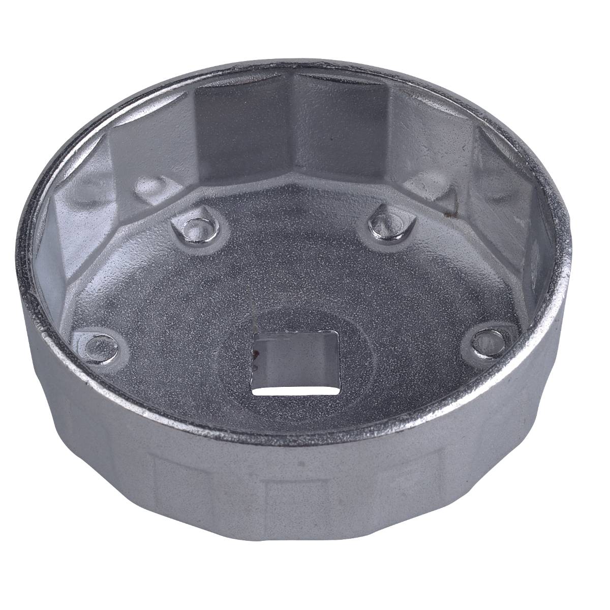 SW-Stahl Ölfilterschlüssel, Alu, 1/2'' Antrieb, 75 mm, 15 Kanten