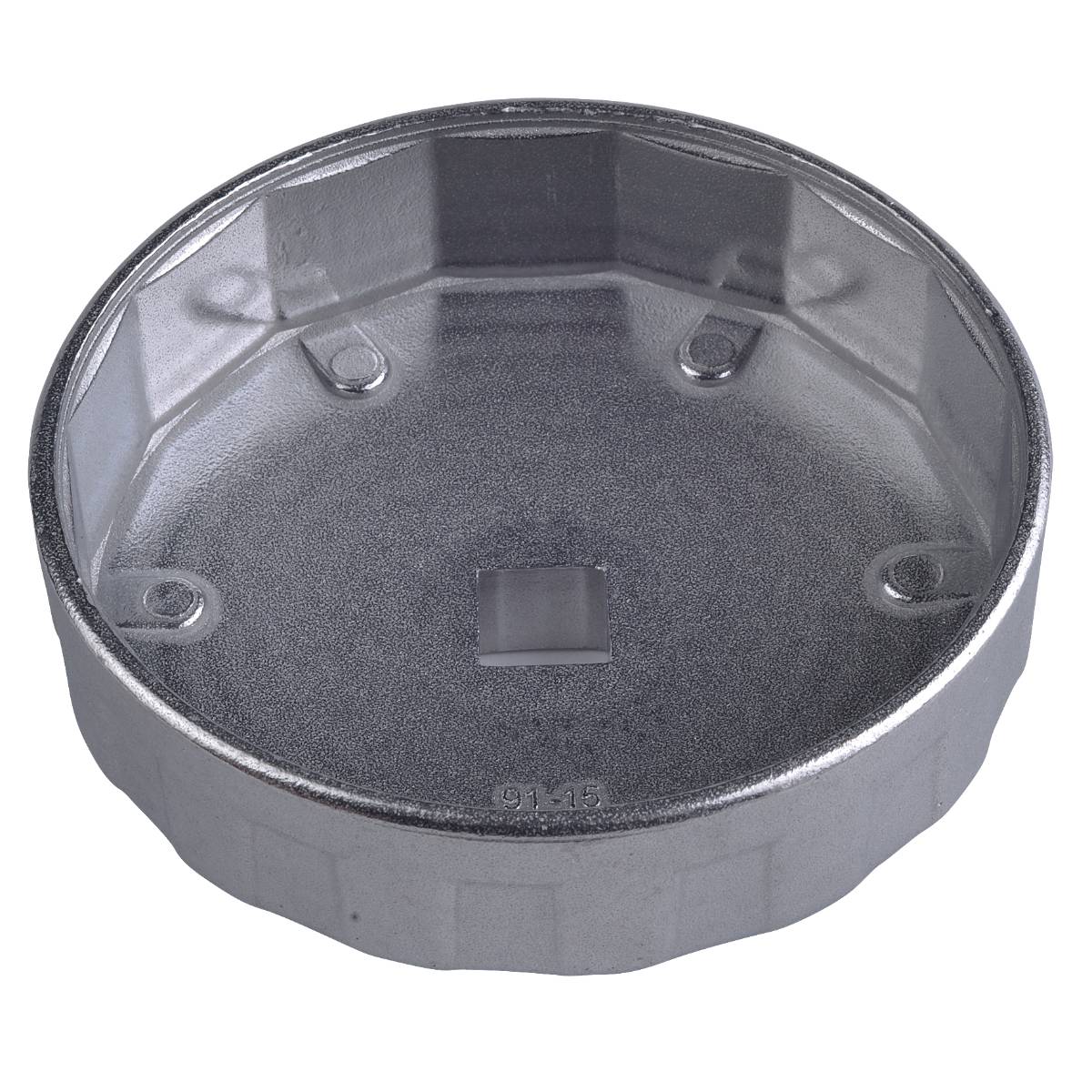SW-Stahl Ölfilterschlüssel, Alu, 1/2'' Antrieb, 91 mm, 15 Kanten