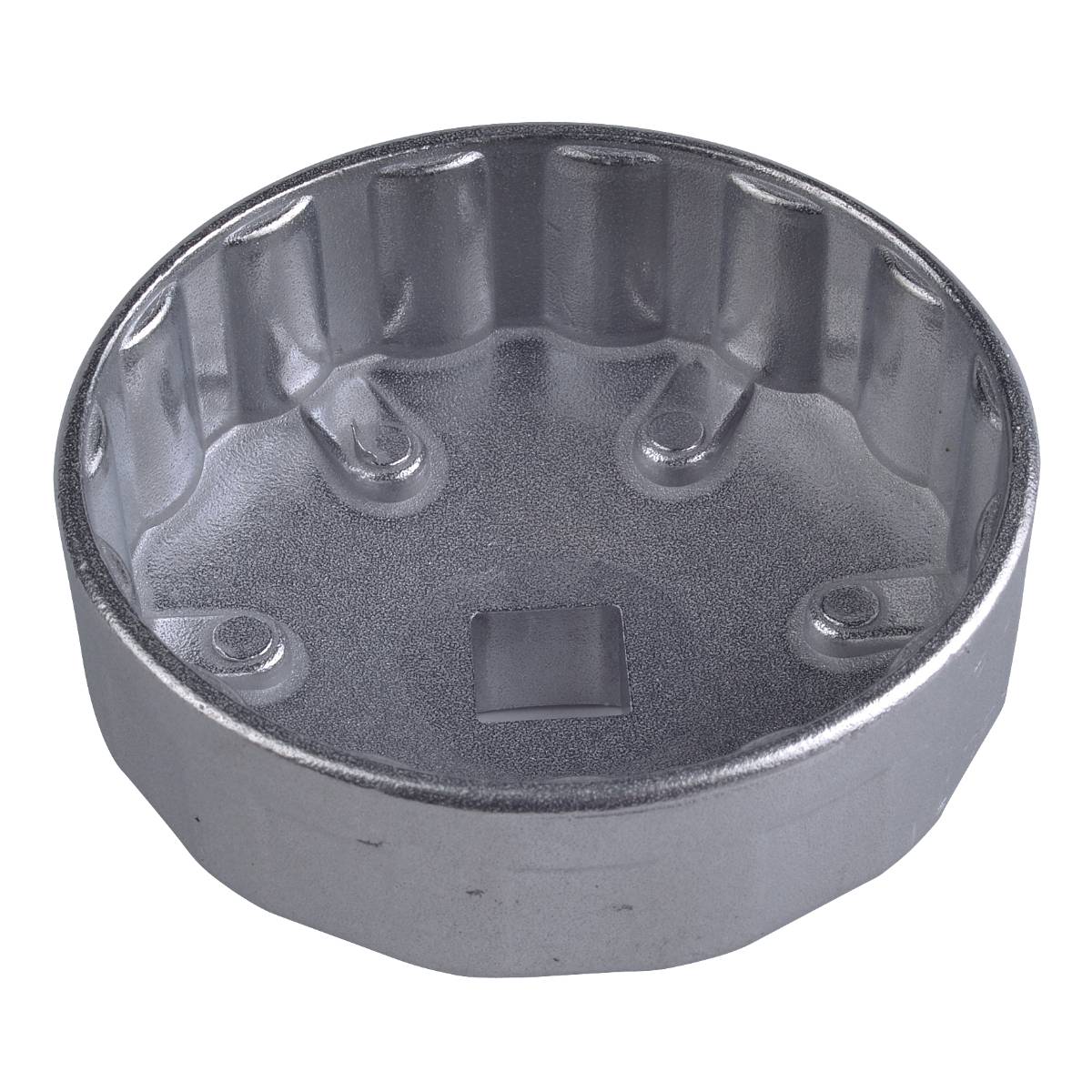 SW-Stahl Ölfilterschlüssel, Alu, 1/2'' Antrieb, 73 mm, 15 Kanten