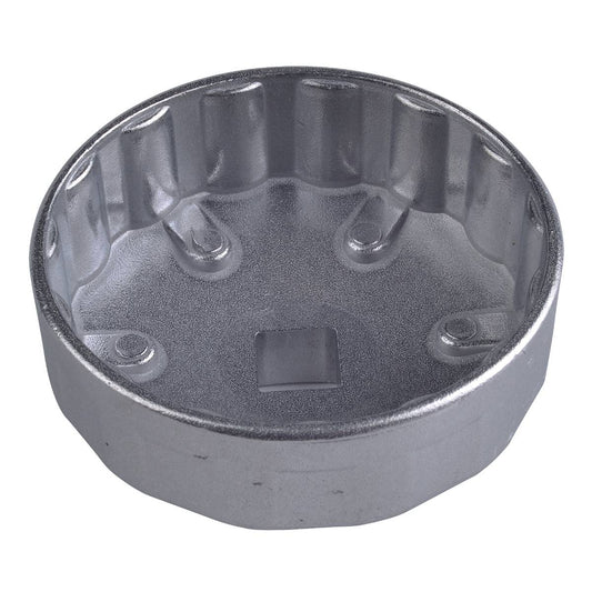 SW-Stahl Ölfilterschlüssel, Alu, 1/2'' Antrieb, 73 mm, 15 Kanten