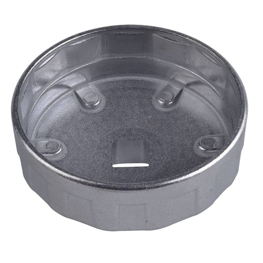 SW-Stahl Ölfilterschlüssel, Alu, 1/2'' Antrieb, 74 mm, 15 Kanten