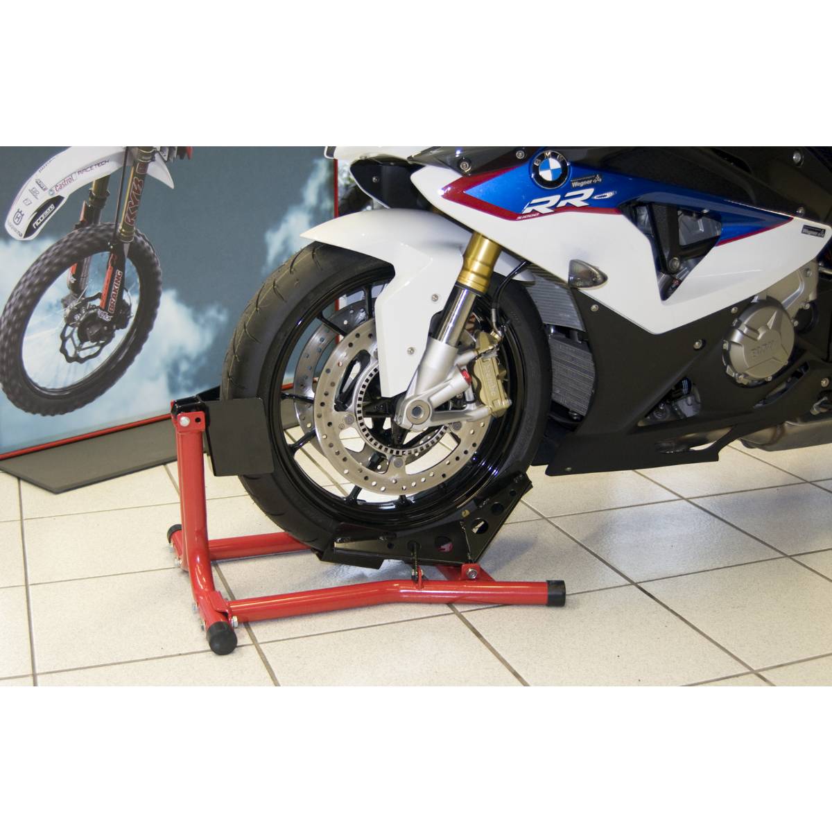 SW-Stahl Motorrad-Radklemmenhalter