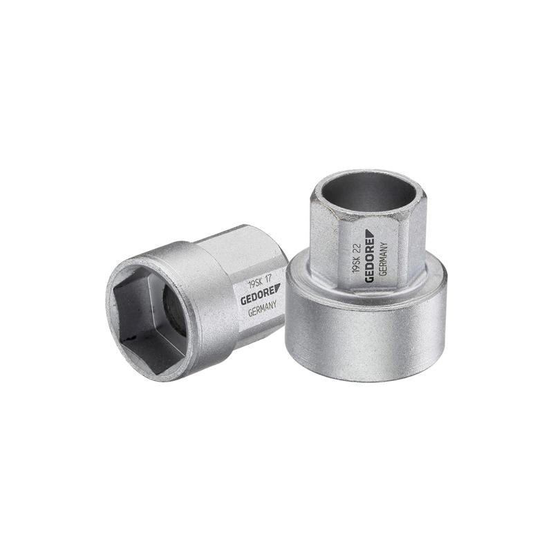 GEDORE Steckschlüsseleinsatz 1/2 Zoll, kurz, 16 Millimeter - 19 SK 16
