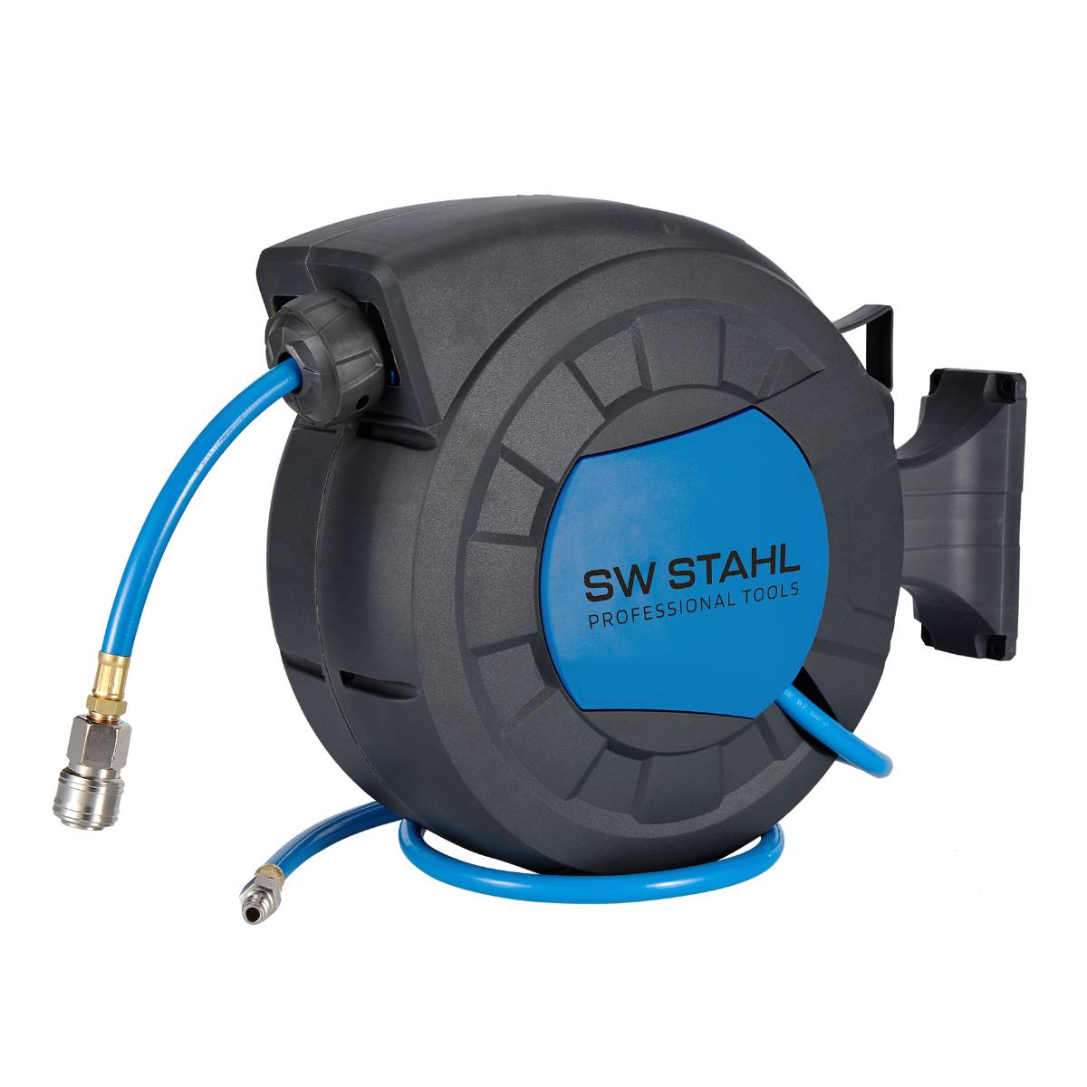 SW-Stahl Druckluftschlauch-Aufroller, 1/2", 15 Meter