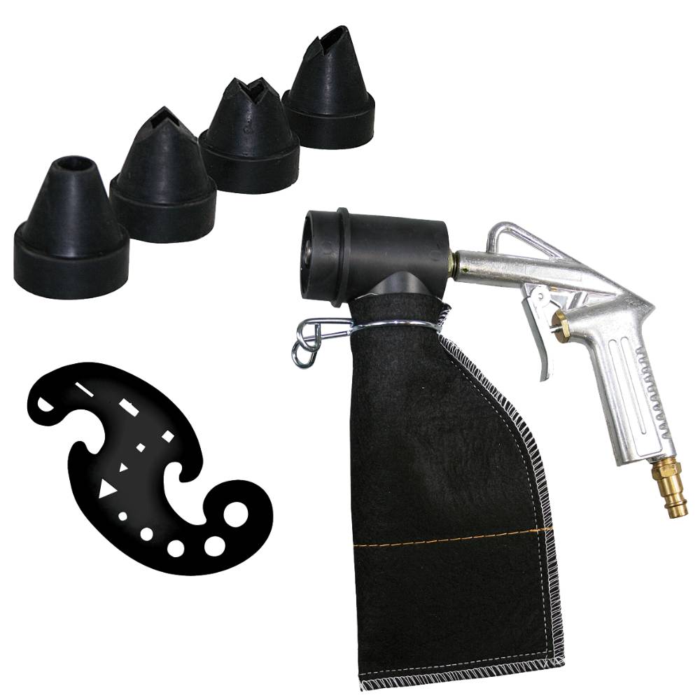 SW-Stahl Druckluft-Sandstrahlpistole, 6-teilig