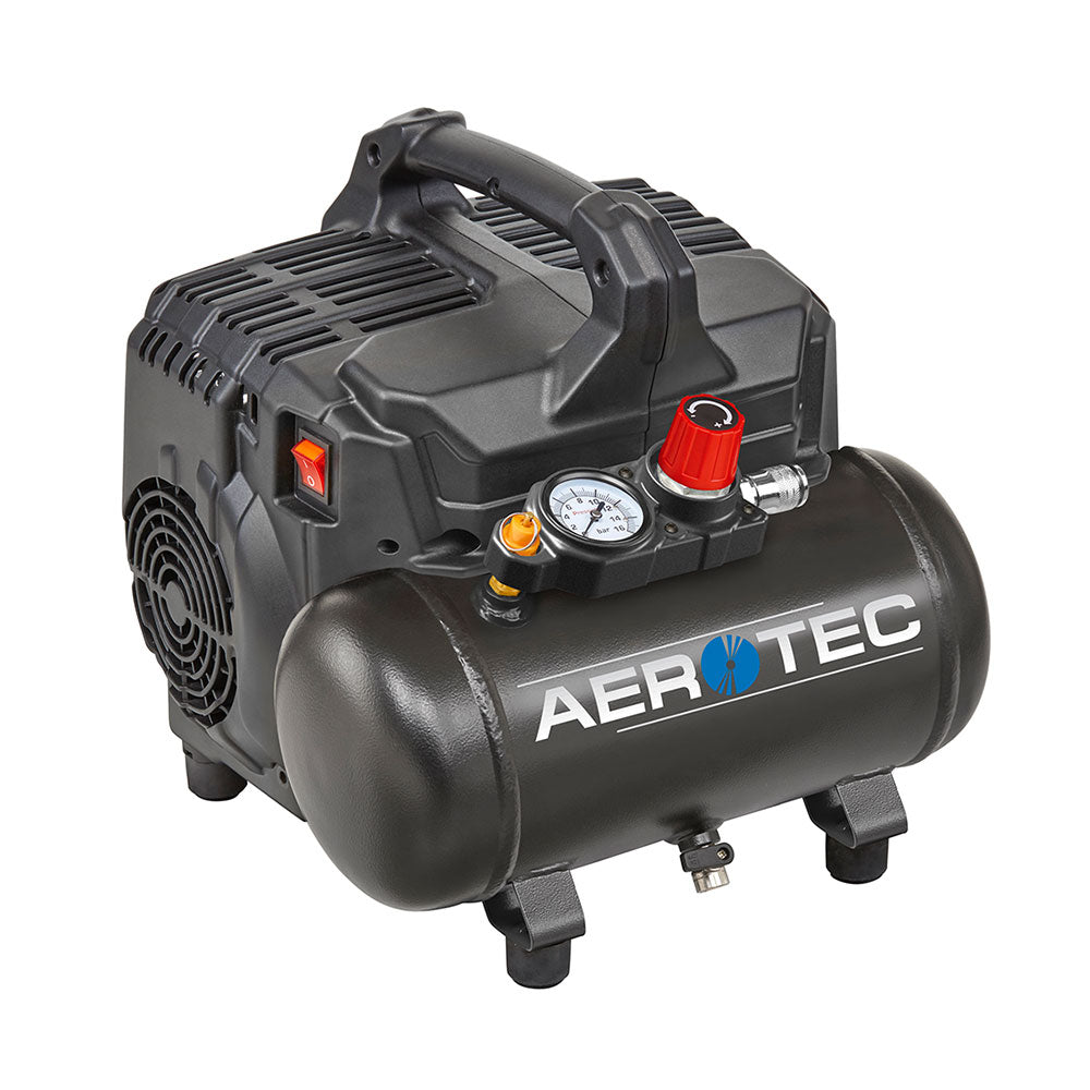 Aerotec Ölfreier Kolbenkompressor SUPERSIL 6 (230 Volt / 59 dB)